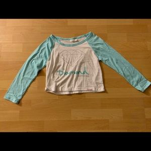 Diamond cropped shirt